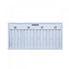 Forno Ambassador 48" Range Hood, White, 304 CFM, 3 speeds, Remote Control - FRHWM5099-48CPWHT | Hotte de cuisine Ambassador 48 po, blanc, 304 PCM, 3 vitesses, telecommande - FRHWM5099-48CPWHT