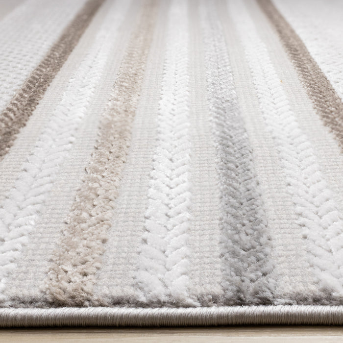 London Striped Indoor Area Rug - 5'3\" x 7'7\"