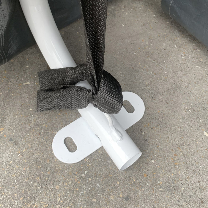 Outsunny 7.9' X 6.6' Garden Storage Tent, Heavy Duty Bike Shed, Dark Grey