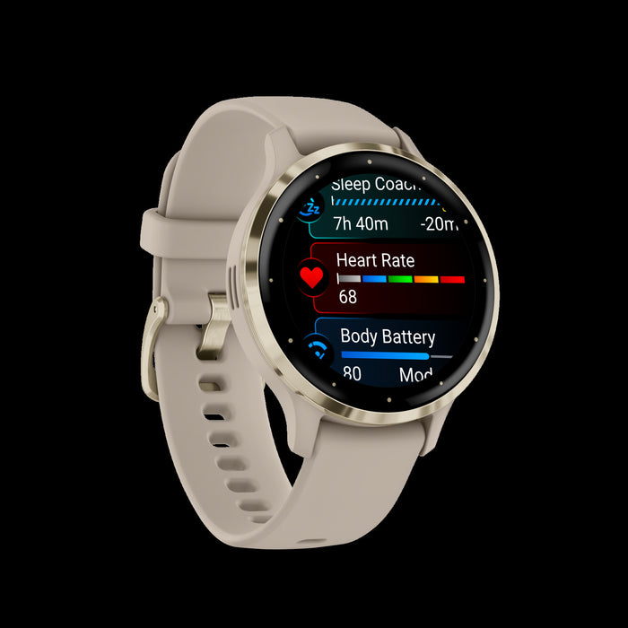Garmin Venu® 3s Gps Smartwatch - Health Tracker W/14 Days Battery Life, 41mm - French Gray Case