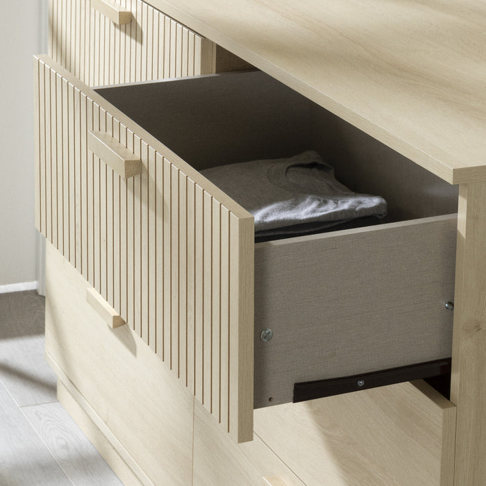 Noah 6-Drawer Dresser Bleached Oak - South Shore