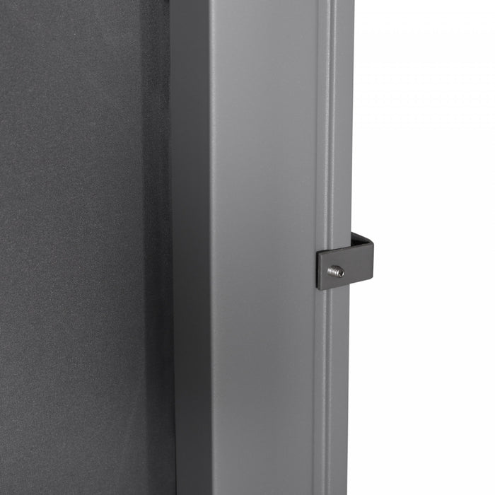 Outsunny 118\" X 71\" Retractable Side Awning Folding Privacy Screen Grey