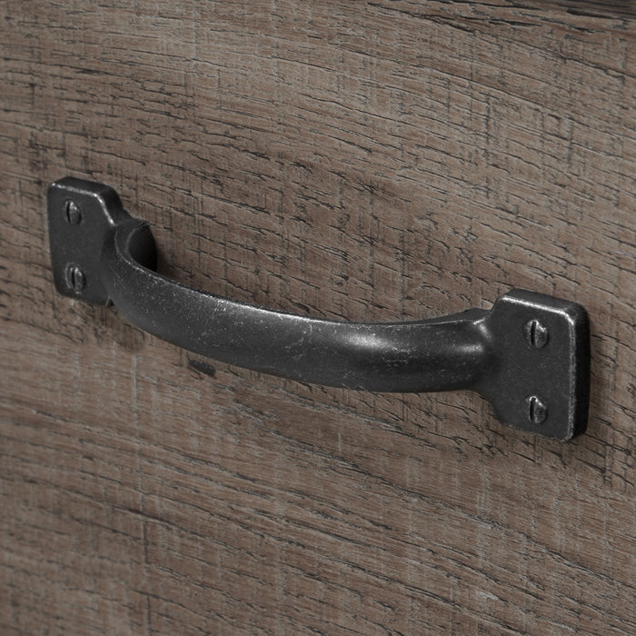 Ulysses Mates Platform Storage Bed with 3 Drawers Fall Oak - South Shore Full Bed