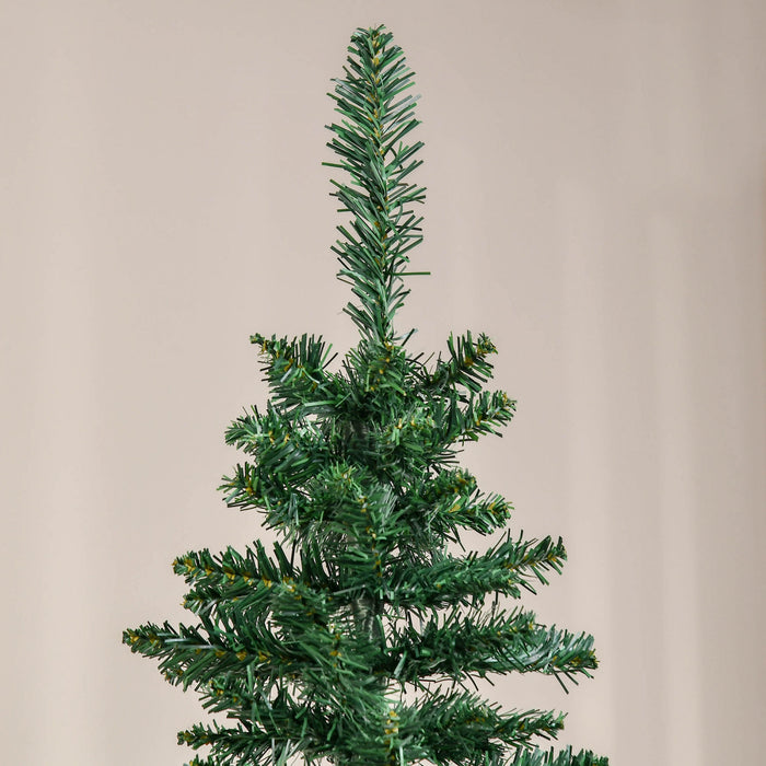 Homcom 7ft Pencil Artificial Christmas Tree With 499 Branches
