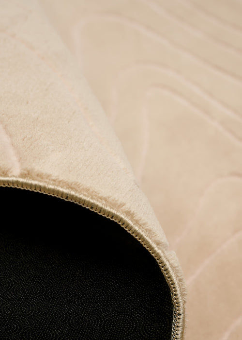 Somos Contemporary Beige Washable Rug 1'10\" x 6'0\" Indoor Area Rug