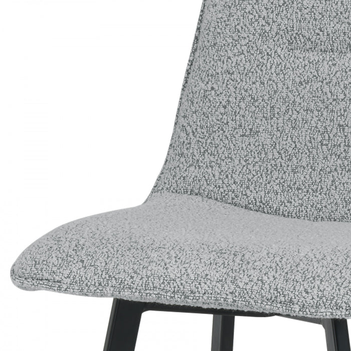 Corbin Mid Grey Upholstered Bar Stool (Set of 2)
