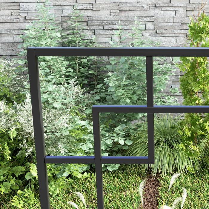 Outsunny 72\" Garden Trellis Pack Of 4, For Roses, Vine, Cucumber, Clematis