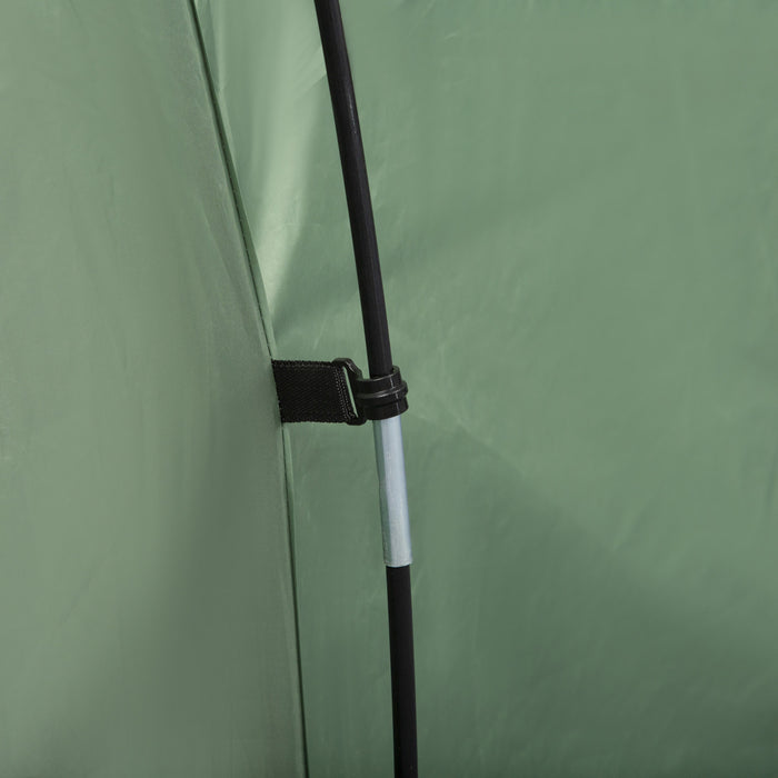 Outsunny Camping Dome Tent W/ Vestibule For 2-3 Person With Weatherproof Screen Room Vestibule Backpacking Tent Lightweight For Fishing & Hiking Dark Green
