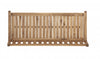 Catalan Bench Patio Seat - Teak|Banc Catalan pour la terrasse - teck
