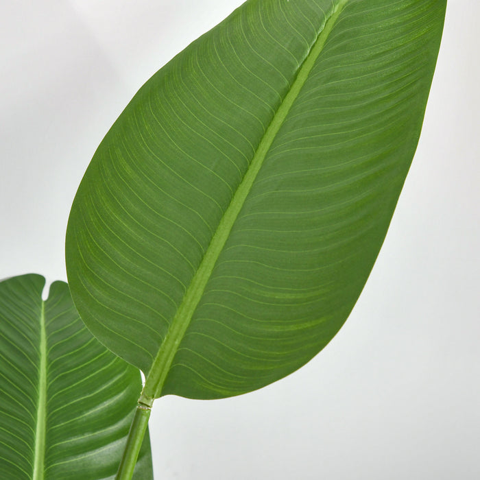 HOMCOM 5' Artificial Banana Tree Plant in Pot for Indoor Outdoor Decor