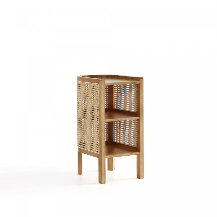 Versailles Industry Chic End Table in Natural - Set of 2