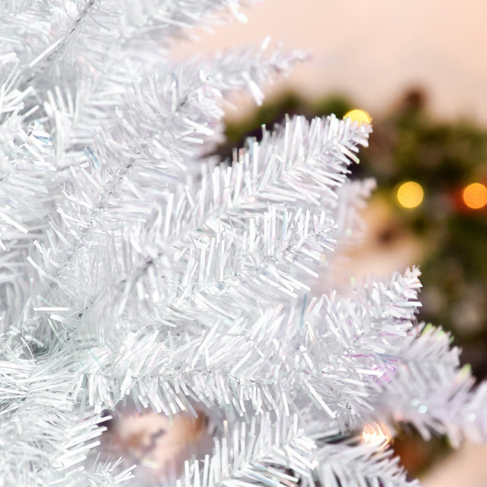 Homcom 7ft Artificial Christmas Tree With 1823 Branch Tips