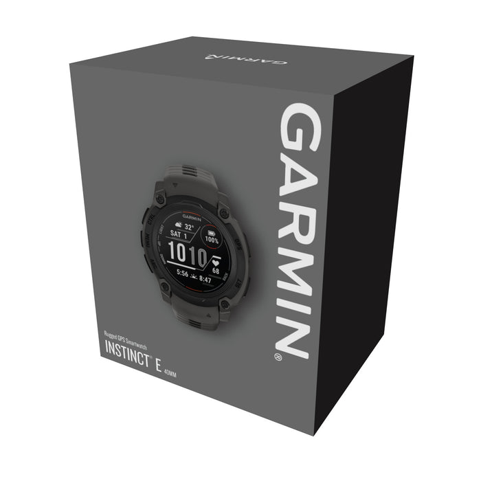 Garmin Instinct E Supertough Smartwatch 40 Mm - Military Spec 810, Gps, Compass, Barometric Altimeter 