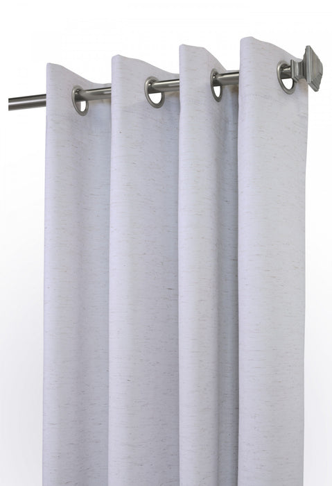 Thermaplus Suprema White Blackout Grommet Curtain Panel - 52 x 84