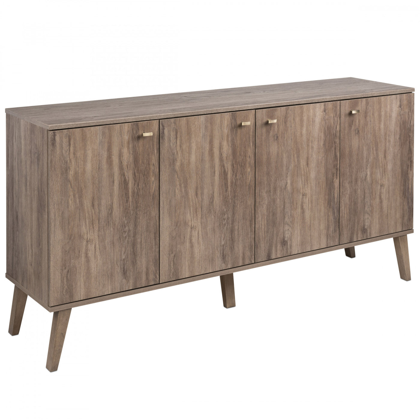 Milo 4 Door Buffet Drifted Grey The Brick