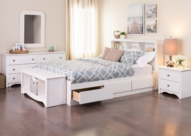 Monterey 2-Drawer Nightstand - White