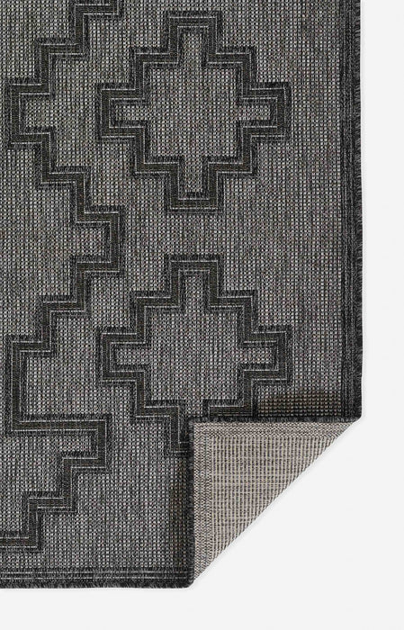 Esina Transitional 5'3\" x 7'0\" Area Rug in Grey Indoor Area Rug