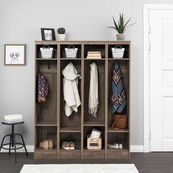 Narrow Entryway Organizer - Drifted Grey