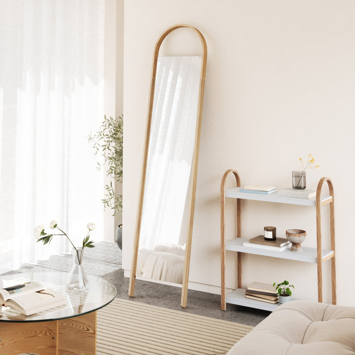 Umbra Bellwood Leaning Mirror - Natural