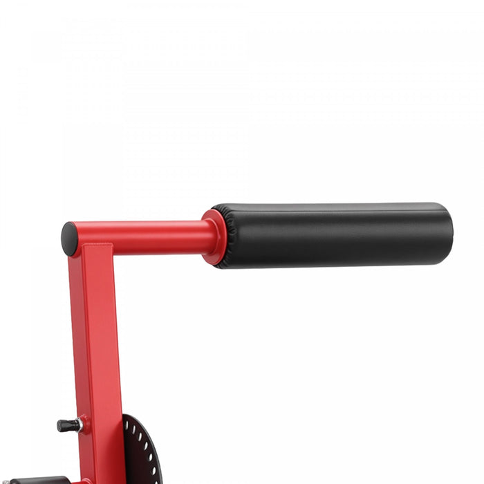 Soozier 2-in-1 Ab & Back Machine with Adjustable Seat, 660LBS Capacity
