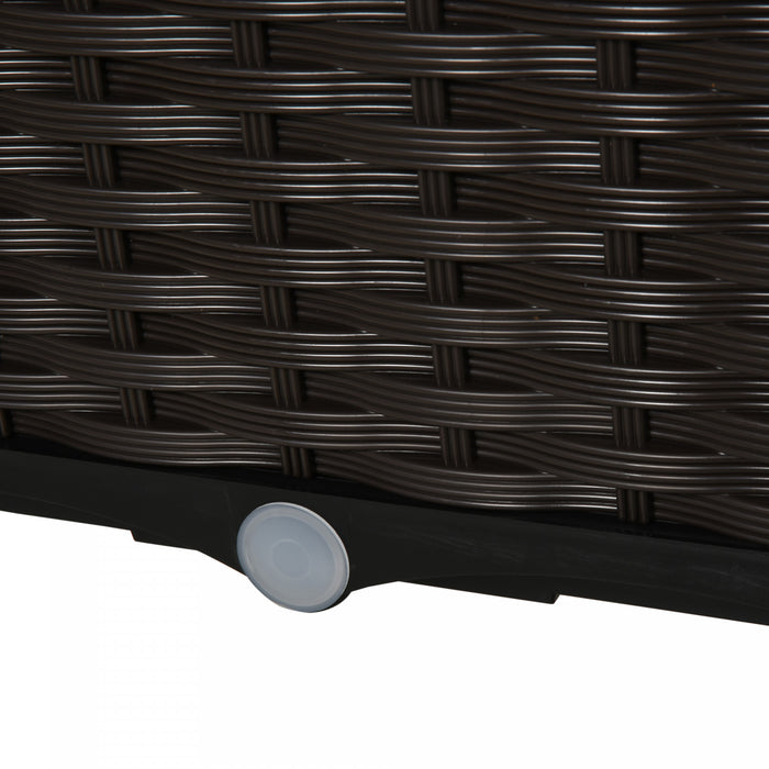 Outsunny Raised Garden Bed Pp Raised Flower Bed Vegetable Herb Grow Box Stand