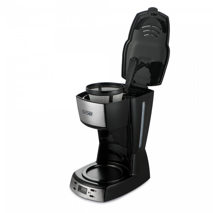 CHM Series Commercial Chef Digital 12-Cup Coffee Maker with Glass Pot, CHCM12B