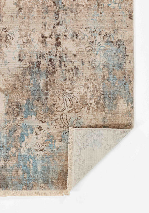 Malia Traditional 5'0\" x 7'9\" Area Rug in Blue Indoor Area Rug