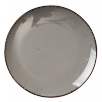 Utopia 16-Piece Stoneware Dinnerware Set with Silver Flatware