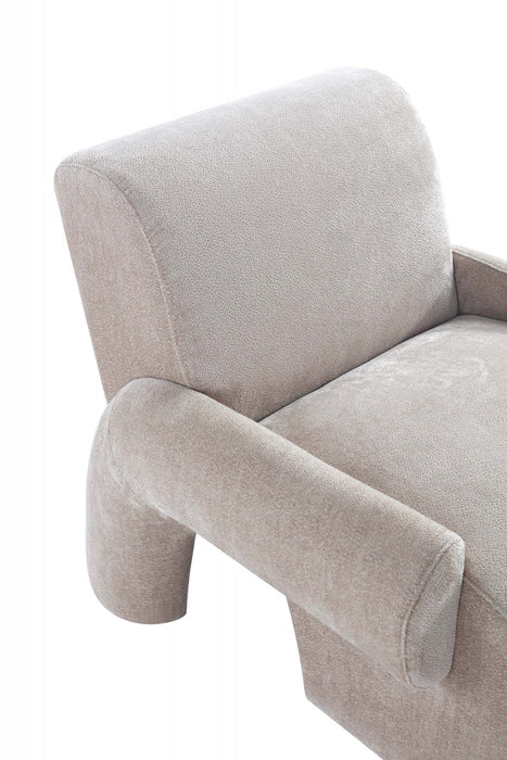 Verandah Mid-Century Modern 3-Piece Sofa Set in Beige