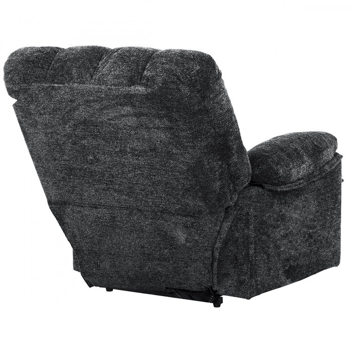 Emerson 36 in. Upholstered Power Lift Chair with Wired Remote - Grey