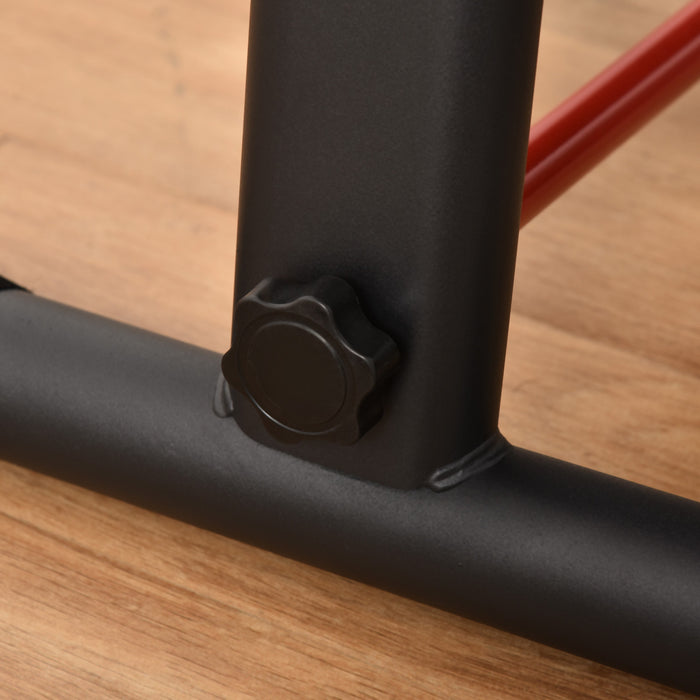 Soozier Sit Up Bench, Workout Bench Abdominal Trainer With Resistance Bands And Reverse Crunch Handle