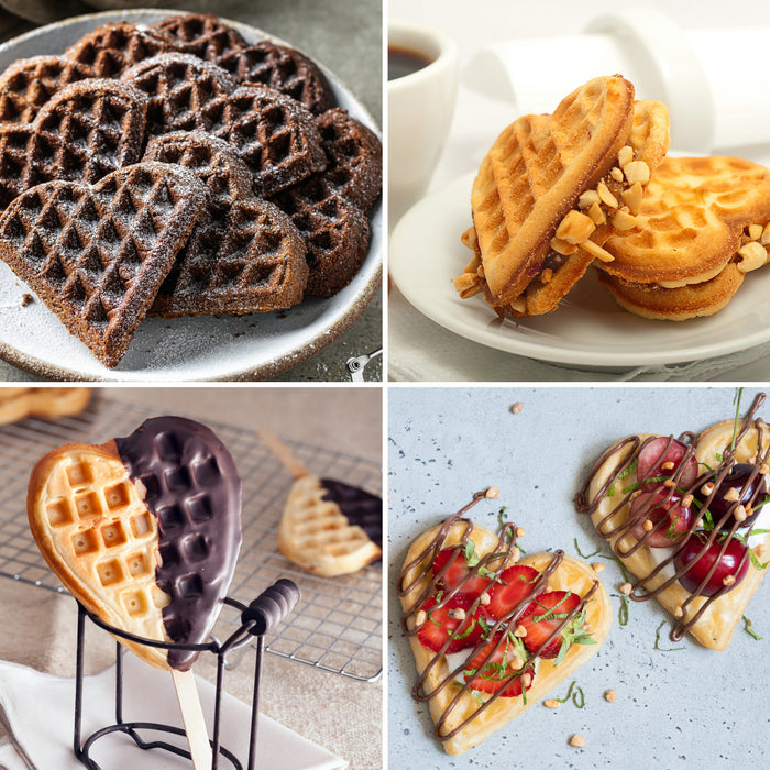 Nostalgia My Mini Heart Waffle Maker Counter-top Product