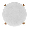 Olivia Rubberwood Indoor Round Seat Bar Stool Set of 4 with Durable Frame and Fabric | Olivia – Lot de 4 tabourets de bar d’interieur en bois d’hevea avec assise ronde, structure durable et revetement en tissu