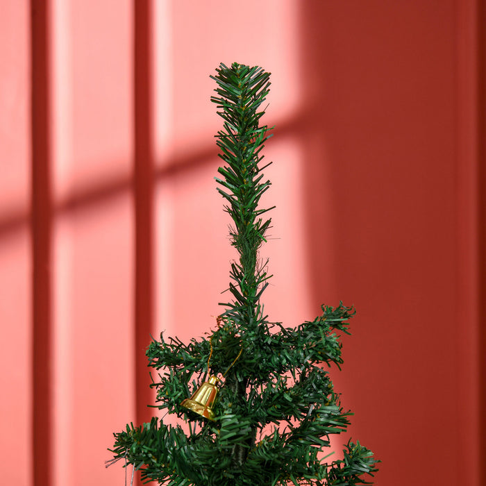 Homcom 5ft Artificial Christmas Tree With Decoration Ornament And 420 Branch Tips