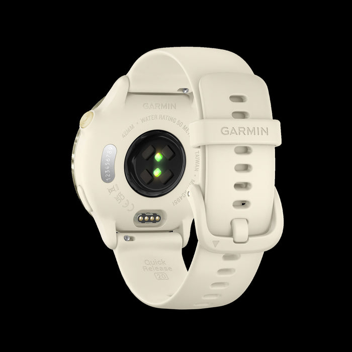 Garmin Vivoactive 6 Lunar Gold Fitness Smartwatch - Activity Monitor, Daily Workouts, HRV Status, Running Dynamics, PacePro Guidance, Smart Notifications