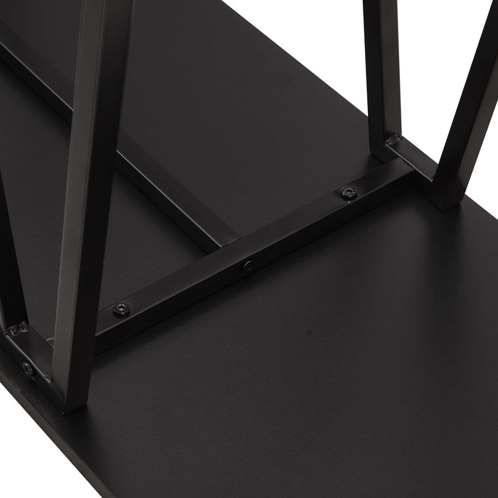 Celine Contemporary Modern 47\" Console Table in Black