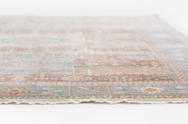 Dulce Traditional 5'0\" x Area Rug in Multi Indoor Area Rug