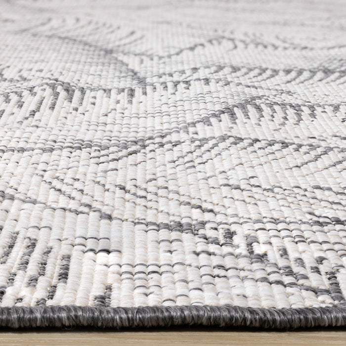 Brooke Leaf Pattern Outdoor Area Rug - 7'10\" x 11'2\"