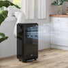 HOMCOM 10,000 BTU Portable Air Conditioner for 440 sqft room, Timer, Black