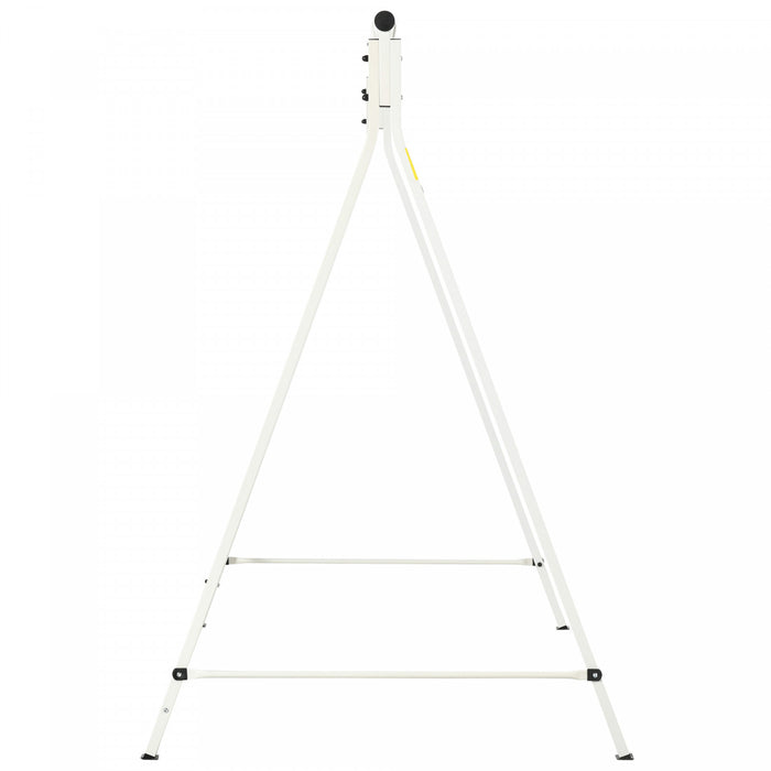 Outsunny Swing Stand, Metal Swing Frame, 528 Lbs Weight Capacity, White