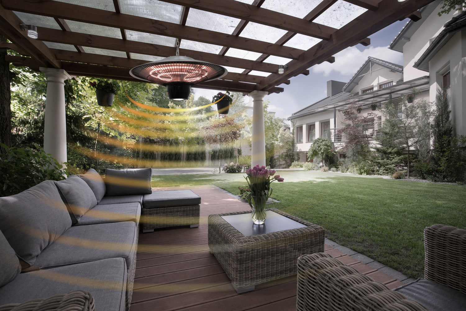 Westinghouse Infrared Electric LED Hanging Patio Heater WES31