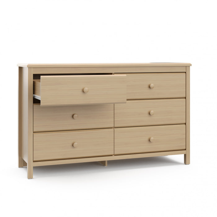 Storkcraft Alpine 6 Drawer Dresser - Driftwood