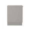 Elara Contemporary 18" Solid Wood Nightstand in Light Gray (1-Drawer) | Table de nuit contemporaine Elara 18" en bois massif, gris clair (1 tiroir)