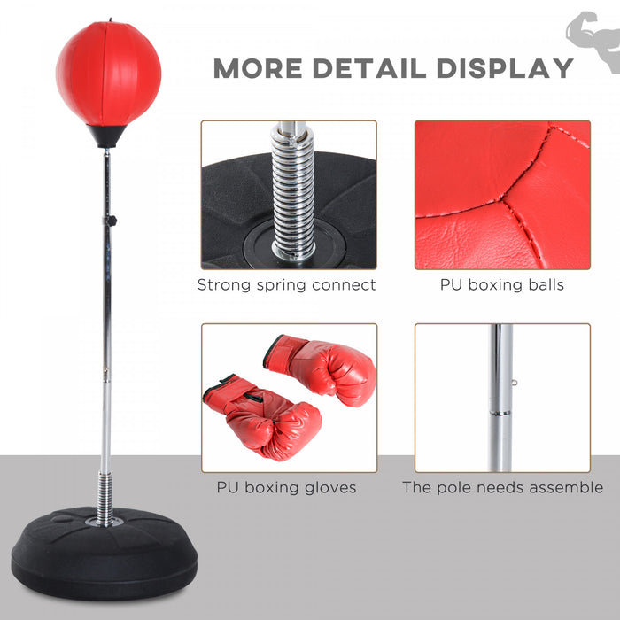 Soozier Punching Bag for Adults with 49.6\"-56.7\" Adjustable Height