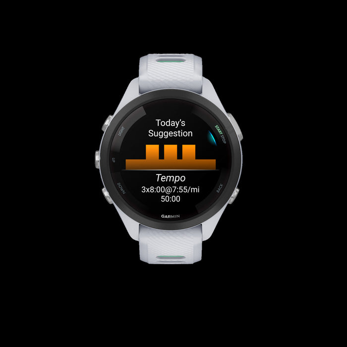 Garmin Forerunner® 265s Gps Smartwatch - Fitness Tracker W/ Multi-band Gps - Whitestone