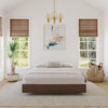 Platform Bed Frame, King|Walnut King Bed | Lit plateforme King, Noyer