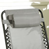 Outsunny 2pc Patio Foldable Rocking Chair Set Grey