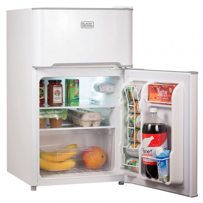 BCRK Series BLACK+DECKER 3.1 Cu. Ft. Compact Two Door Refrigerator, BCRDK32W