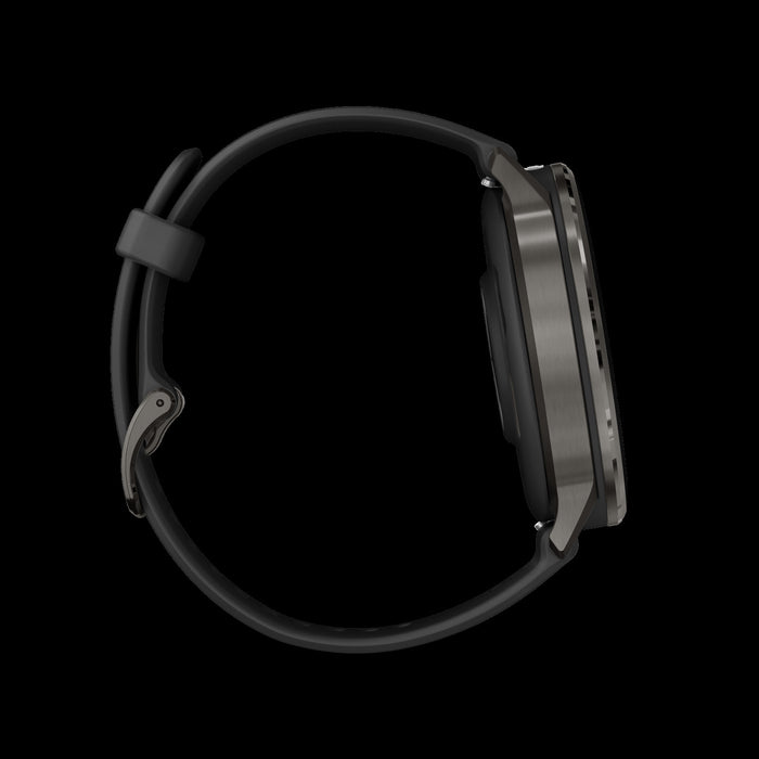 Garmin Venu 4 45mm Slate Multisport Smartwatch - Performance Monitor, Fitness Age Estimate, Turn-by-Turn Navigation, SatIQ Tech, Voice Control