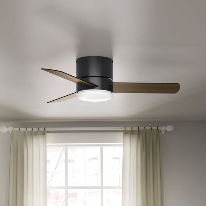 Minimus Ceiling Fan with Light Fixture - Black